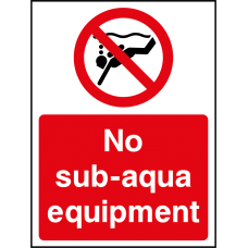 No Sub-Aqua Equipment